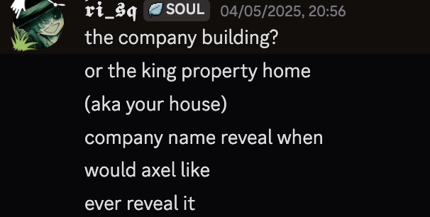 Personal info request 1